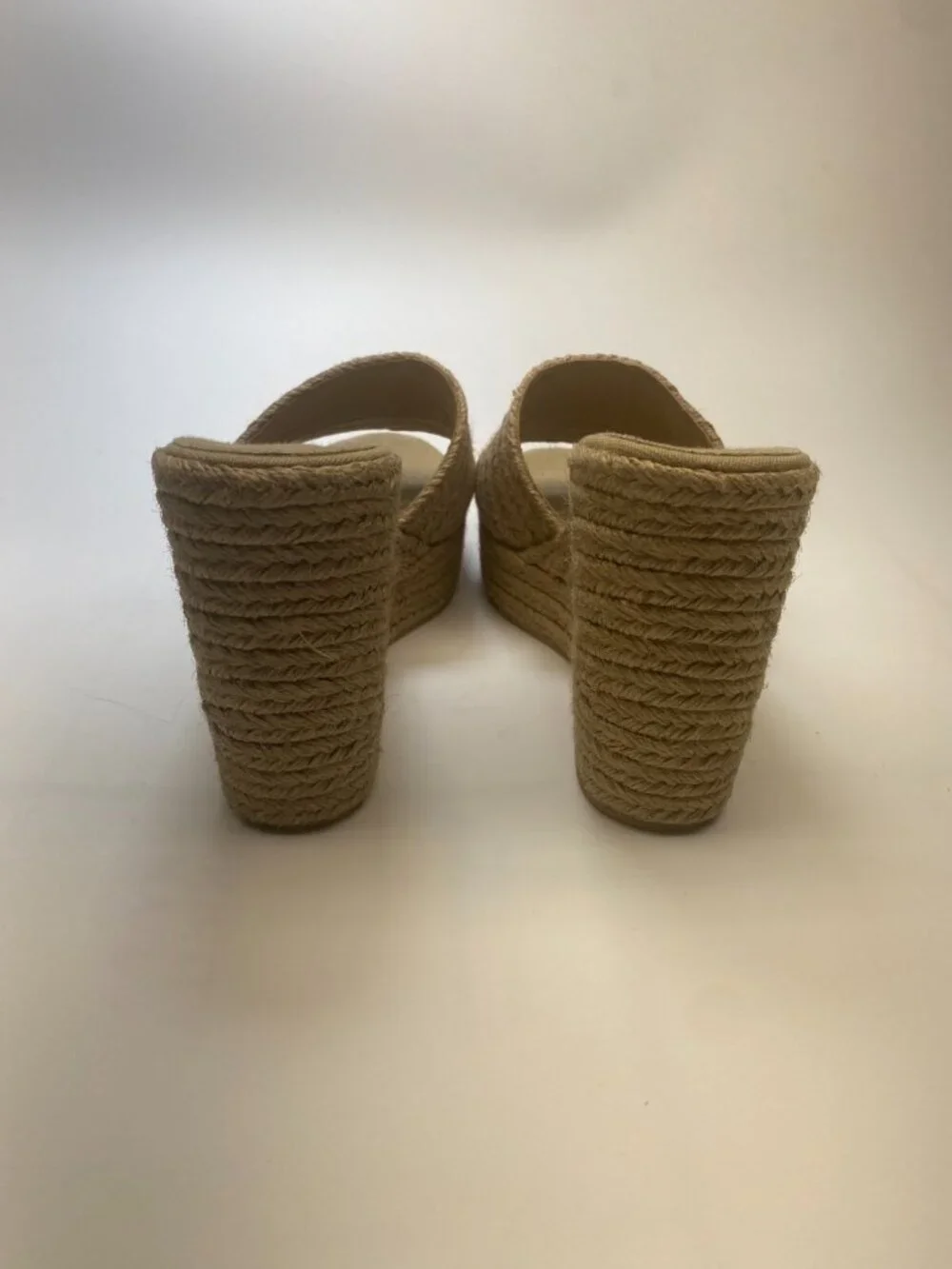 Jeffrey Campbell Womens Espadrille Tan Sunlit Wedge Sandal Sz 40/10